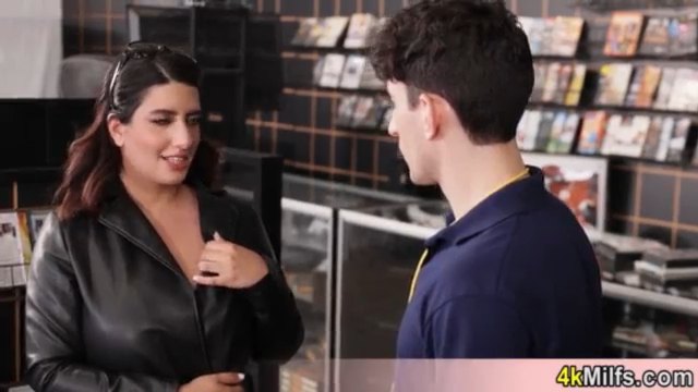 Busty Housewife Tempts the Shopkeeper